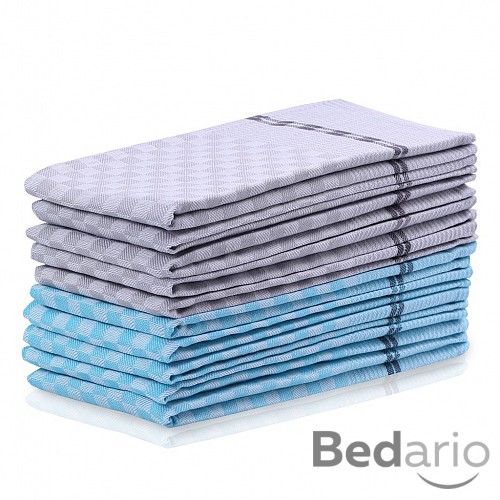 Kuchyňská utěrka LOUIE COLLECTION - Světle šedá