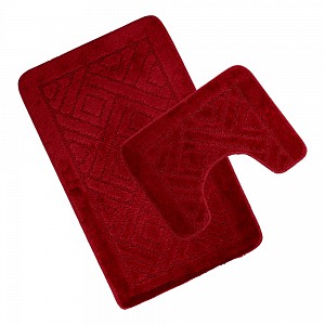 Koupelnová a WC předložka Red