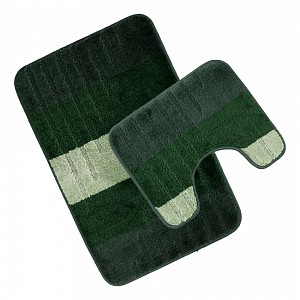 Koupelnová a WC předložka Shades of green