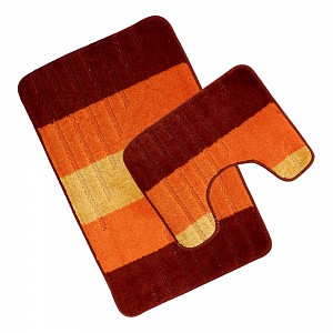 Koupelnová a WC předložka Shades of orange