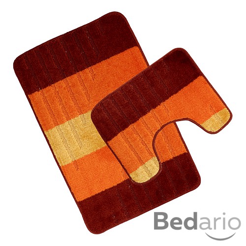 Koupelnová a WC předložka Shades of orange