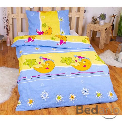 Krepové povlečení ECONOMY 140x200+70x90 Dobrou noc