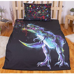 Bavlněné povlečení 140x200+70x90 Dino art