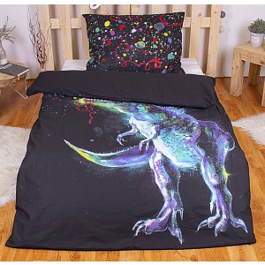 Bavlněné povlečení 140x200+70x90 Dino art