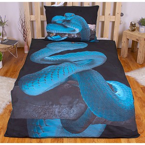 Bavlněné povlečení 140x200+70x90 Snake
