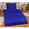 Povlečení mikrovlákno DeLuxe 140x200+70x90 Proužek tmavě modrý