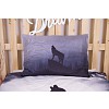 3D povlečení 140x200+70x90 Black Wolf