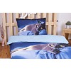 Sedmidílná sada 3D povlečení 140x200+70x90 British cat