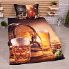 3D povlečení 140x200+70x90 Golden beer