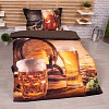 3D povlečení 140x200+70x90 Golden beer