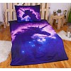 3D povlečení 140x200+70x90 Jednorožec Night sky
