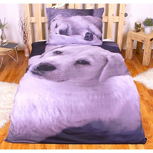 3D povlečení 140x200+70x90 Labrador