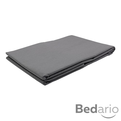 Prostěradlo bavlněná plachta KLASIK 140x240 - Šedá
