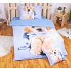 Sedmidílná sada 3D povlečení 140x200+70x90 Winter puppy