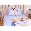 Sedmidílná sada 3D povlečení 140x200+70x90 Winter puppy