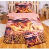 Sedmidílná sada 3D povlečení 140x200+70x90 Lions