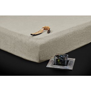 Froté prostěradlo 220x200 Premium - Betonová