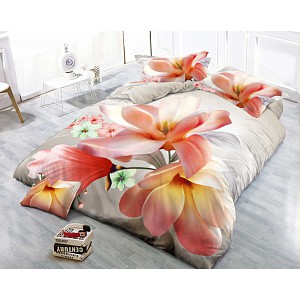 3D Povlečení 140x200+70x90 Magnolie III