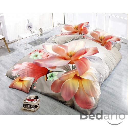 3D Povlečení 140x200+70x90 Magnolie III