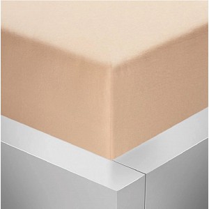 Jersey prostěradlo 160x200 Premium - Světle lososová
