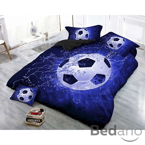 3D povlečení 140x200+70x90 Water football