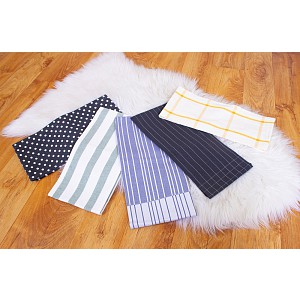 Sada kuchyňských utěrek - Puntík mix 5ks