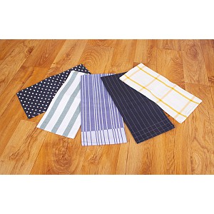 Sada kuchyňských utěrek - Puntík mix 5ks