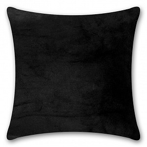 Povlak na polštářek mikroflanel 40x40 - Černý