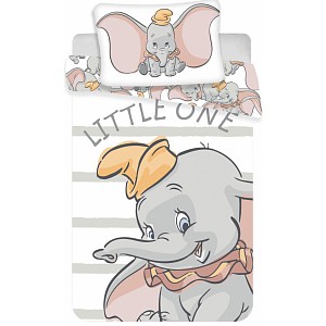 Bavlněné povlečení po postýlky 100x135+40x60 Dumbo