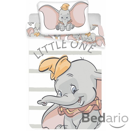 Bavlněné povlečení po postýlky 100x135+40x60 Dumbo