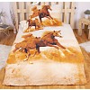 Sedmidílná sada 3D povlečení 140x200+70x90 Horses