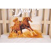 Sedmidílná sada 3D povlečení 140x200+70x90 Horses