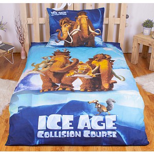 Bavlněné povlečení 140x200+70x90 Doba ledová