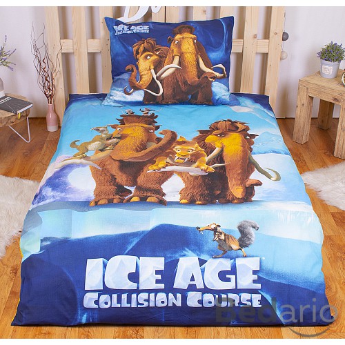 Bavlněné povlečení 140x200+70x90 Doba ledová