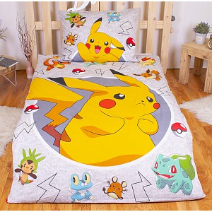 Bavlněné povlečení 140x200+70x90 Pikachu