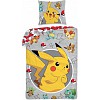 Bavlněné povlečení 140x200+70x90 Pikachu