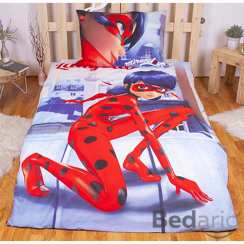 Bavlněné povlečení 140x200+70x90 Ladybug