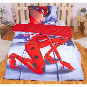 Bavlněné povlečení 140x200+70x90 Ladybug