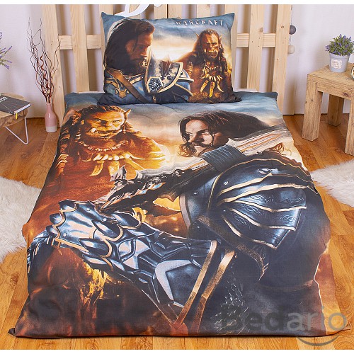 Bavlněné povlečení 140x200+70x90 Warcraft