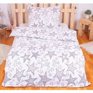 Povlečení mikrovlákno LIMITED 140x200+70x90 Kreslené hvězdy