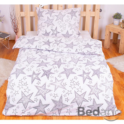 Povlečení mikrovlákno LIMITED 140x200+70x90 Kreslené hvězdy