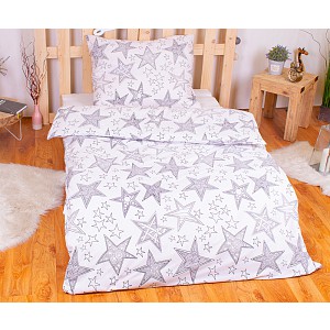 Povlečení mikrovlákno LIMITED 140x200+70x90 Kreslené hvězdy