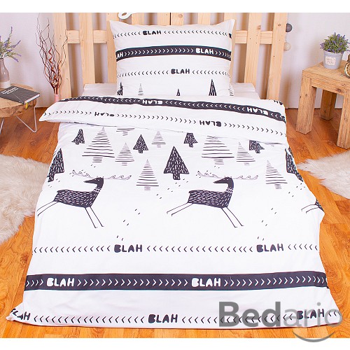 Povlečení mikrovlákno LIMITED 140x200+70x90 Cartoon Forest