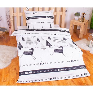 Povlečení mikrovlákno LIMITED 140x200+70x90 Cartoon Forest