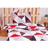 Povlečení mikrovlákno LIMITED 140x200+70x90 Barevné trojúhelníky