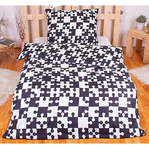 Povlečení mikrovlákno LIMITED 140x200+70x90 Puzzle