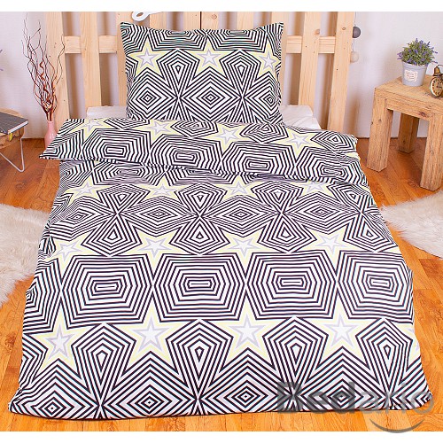 Povlečení mikrovlákno LIMITED 140x200+70x90 Optická iluze