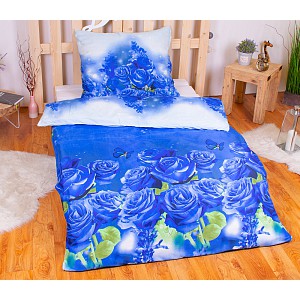 Povlečení mikrovlákno LIMITED 140x200+70x90 Vodní růže