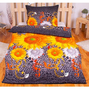 Povlečení mikrovlákno LIMITED 140x200+70x90 Zlaté slunečnice