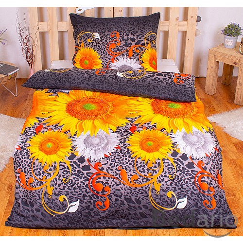 Povlečení mikrovlákno LIMITED 140x200+70x90 Zlaté slunečnice